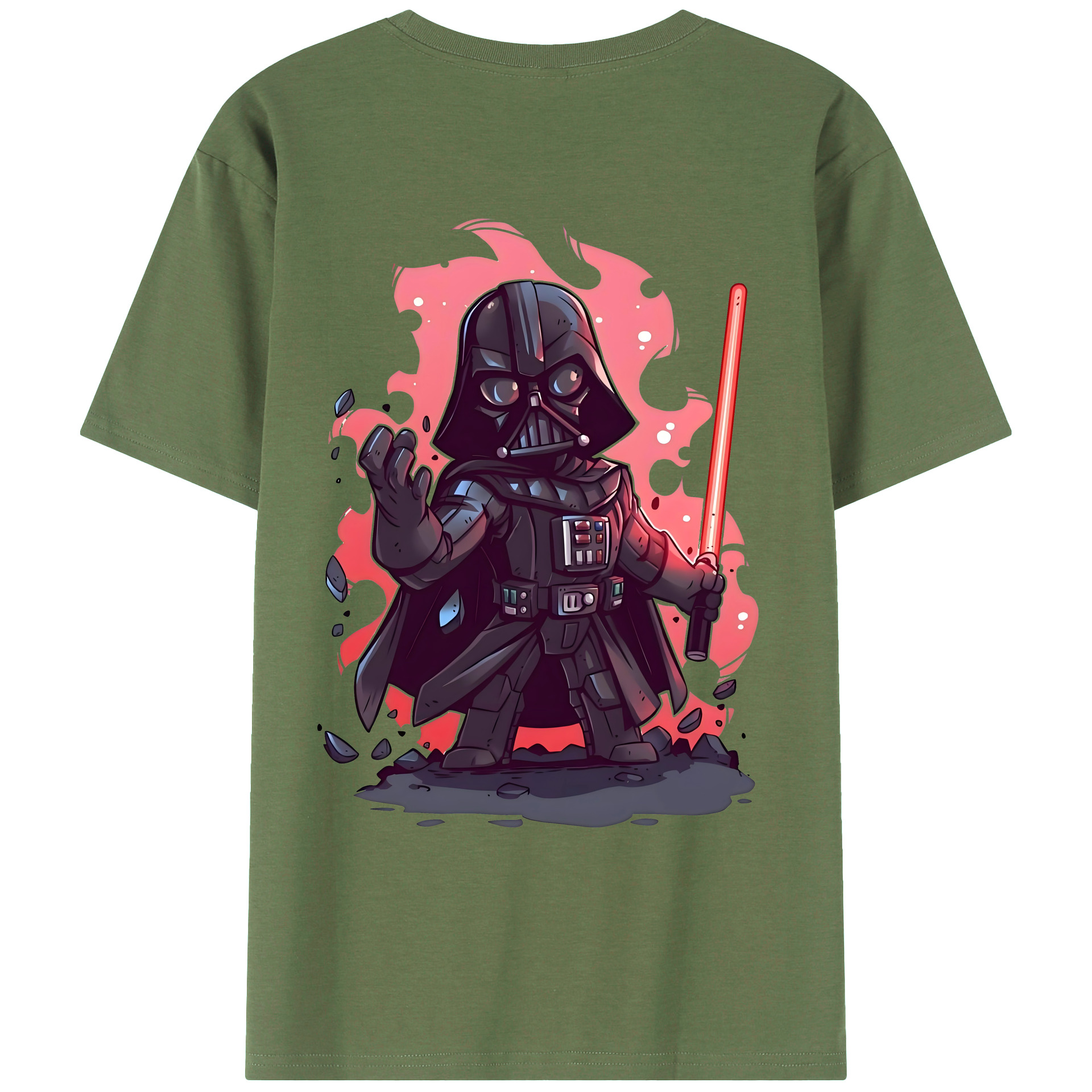 （画像用） スター・ウォーズ Star Wars 綿100％ メンズ半袖Tシャツ（バックプリント） 通気性